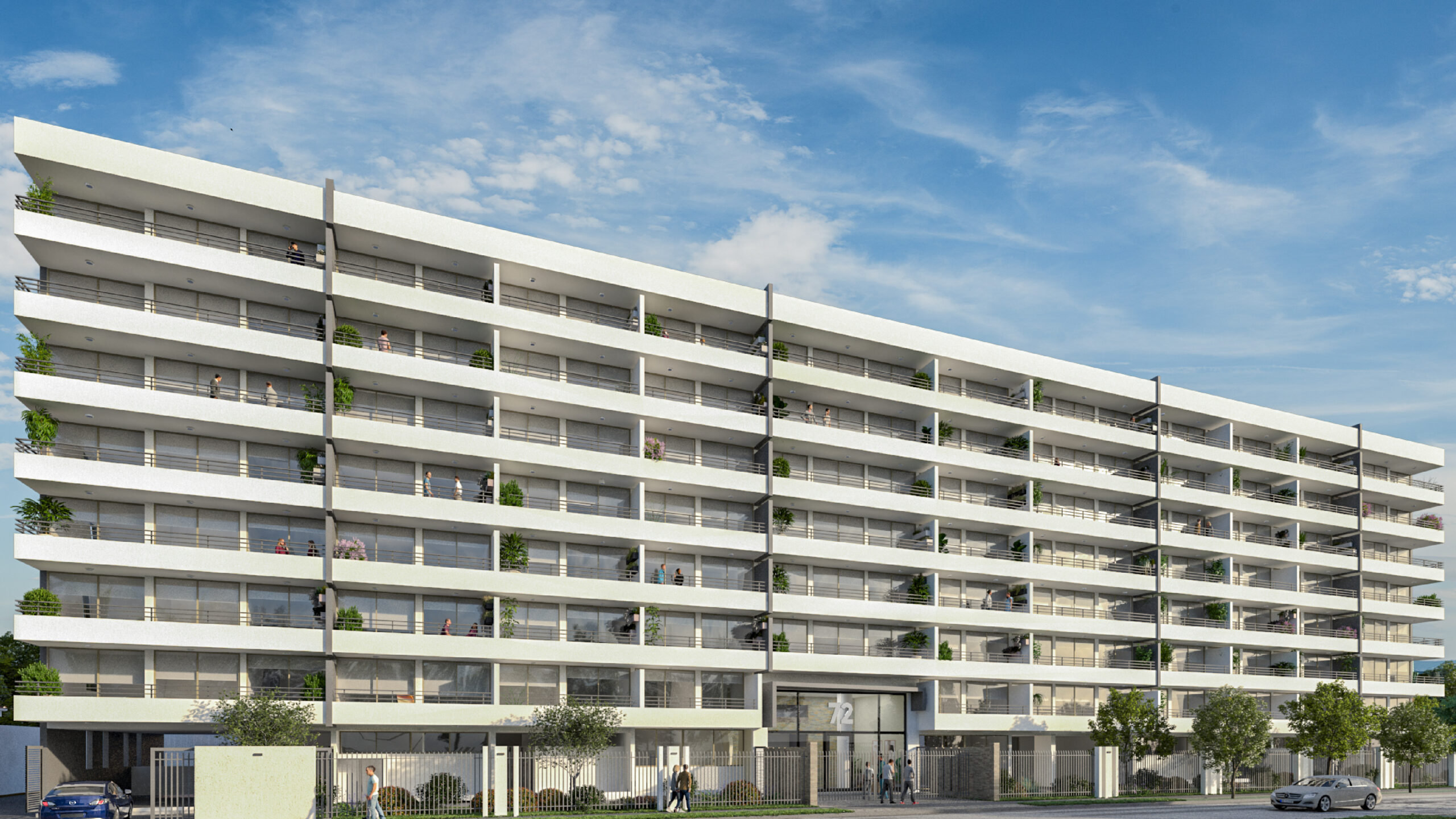 fachada edificio millalongo 72 danacorp, ssilva la florida